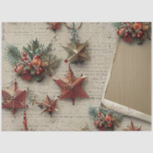 Ole Weihnachtsdesign-Serie #10 Seidenpapier
