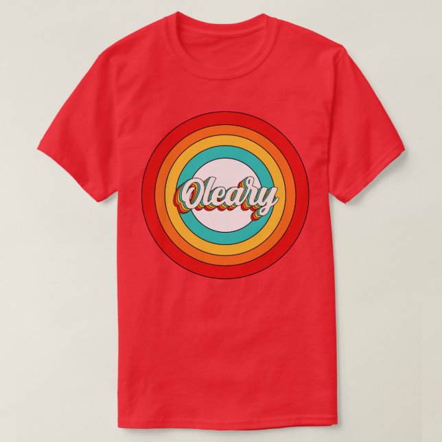 Oleary Name Shirt Vintag Oleary Circle (Design vorne)