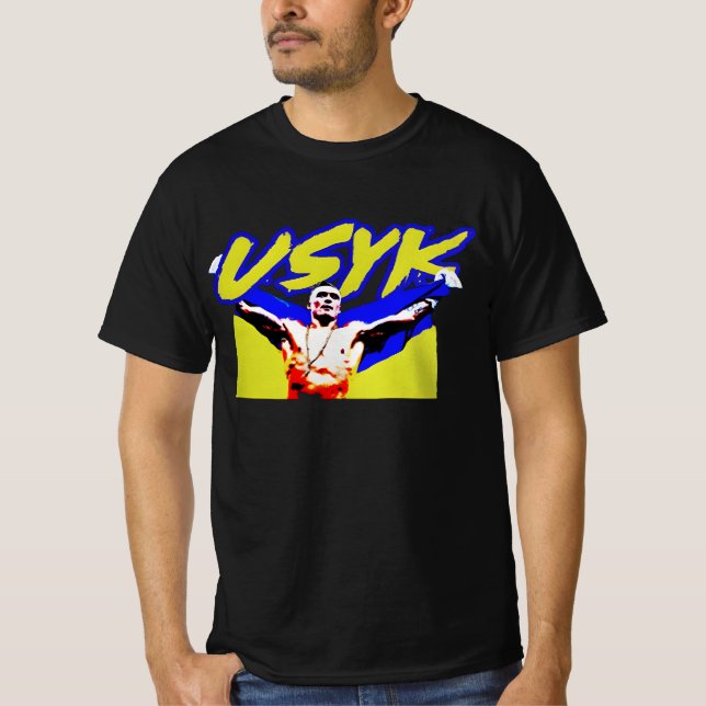 Oleksandr usyk Champion T-Shirt (Vorderseite)