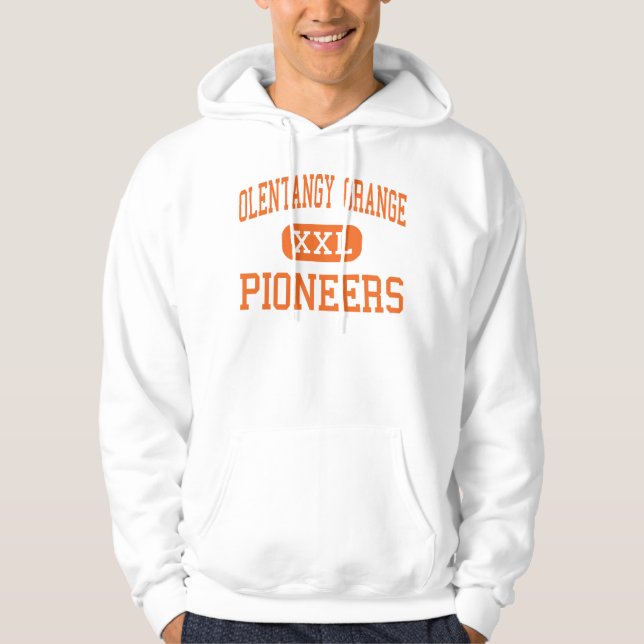 Olentangy Orange - Pioniere - hoch - Lewis-Mitte Hoodie (Vorderseite)
