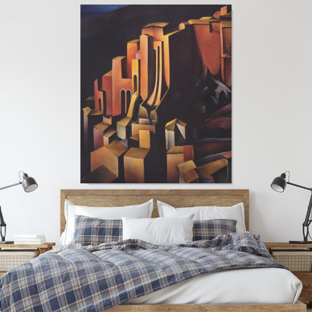 Olevano Leinwanddruck (Insitu (Schlafzimmer))