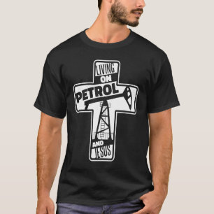 Ölfeld-Kreuzfracking-Fracker T-Shirt