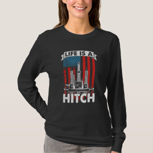 Ölfeld US-Flagge Fracking Fracker Ölbohrung T-Shirt