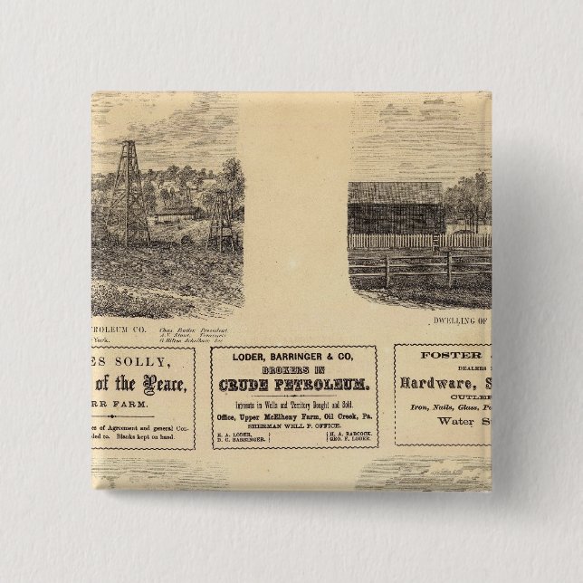 Ölfelder, Wohnsitz Button (Vorderseite)