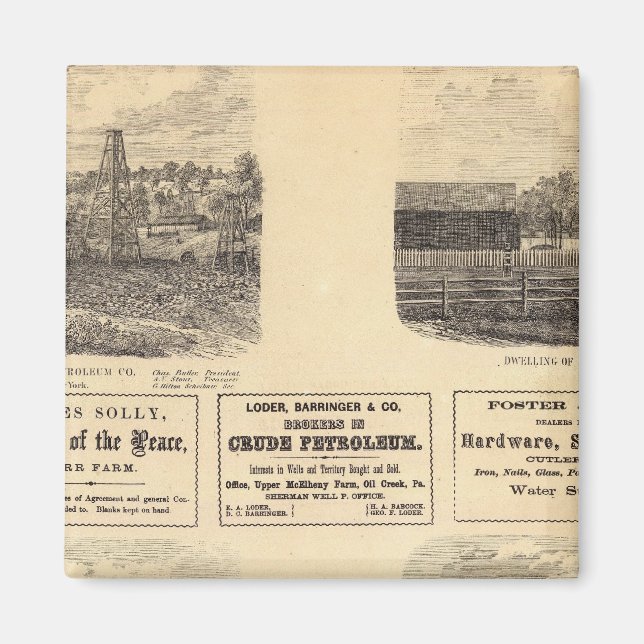 Ölfelder, Wohnsitz Magnet (Vorne)