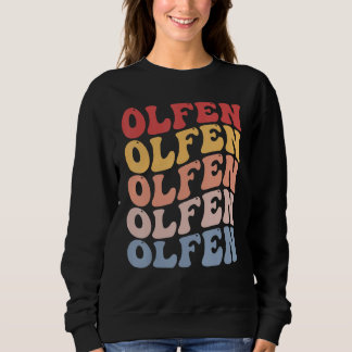 Olfen City Groovy Retro Sweatshirt