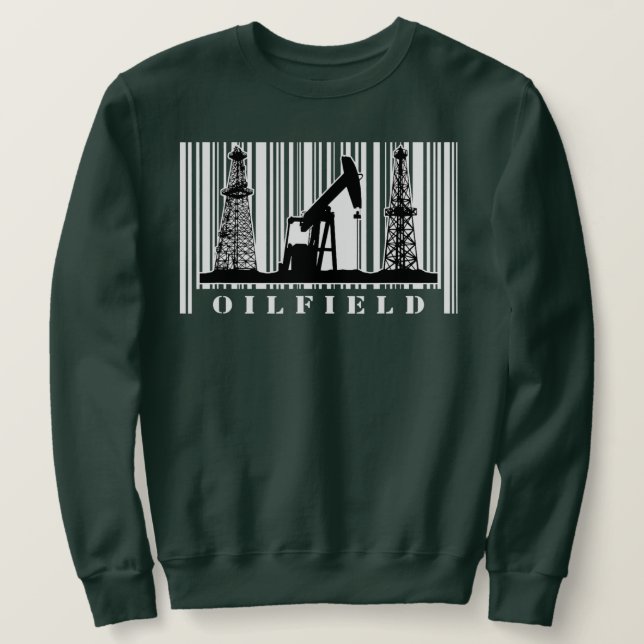 Ölfield Driller Worker Welder Offshore Oilman Sweatshirt (Design vorne)