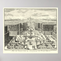 Ölgemälde am Garten von Versailles