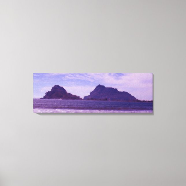 Ölgemälde auf Stone Island Leinwanddruck (Vorderseite)