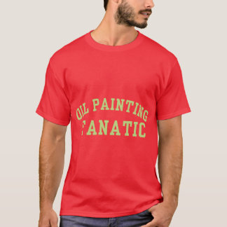 Ölgemälde-Fanatiker retro lustig T-Shirt