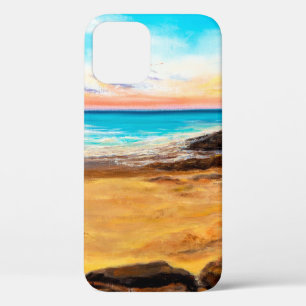  Ölgemälde mit schönem goldenem Sonnenuntergang üb Case-Mate iPhone Hülle