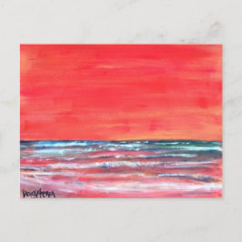 Ölgemälde Sezeitgenössische Kunst Postkarte