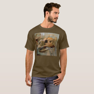 Ölgemälde von Dino Skull T-Shirt
