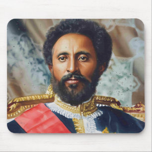Ölgemälde von König Haile Selassie Mousepad