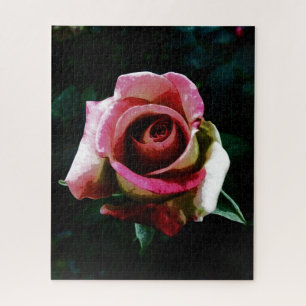 Ölgemalte Rose