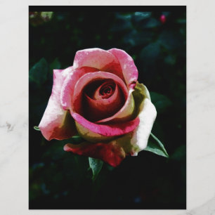 Ölgemalte Rose Flyer
