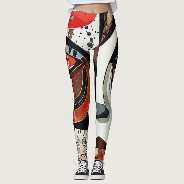 Olhar feminino  leggings (Vorderseite)