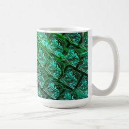 'Olhos azuis enquadrados', imagem riscada, borrada Kaffeetasse