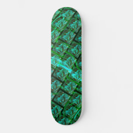 'Olhos azuis enquadrados', imagem riscada, borrada Skateboard