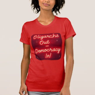 Oligarchen verschwinden - Demokratie in T-Shirt