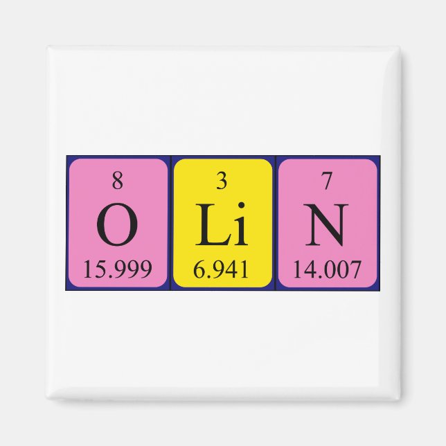 Olin Periodenmagnet-Magnet Magnet (Vorne)