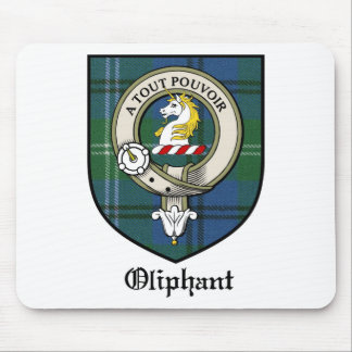 Oliphant Clan-Wappen-AbzeichenTartan Mousepad