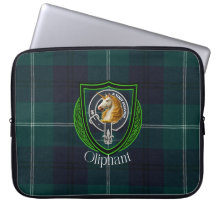 Oliphant schottischer Clan Tartan und Wappen