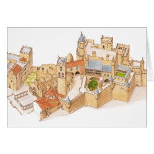 Olite-Schloss. Navarra Spanien