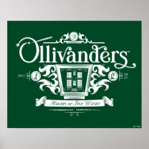 OLIVANDERS™ Hersteller feiner Zauberstäbe Poster