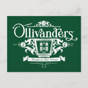 OLIVANDERS™ Hersteller feiner Zauberstäbe Postkarte