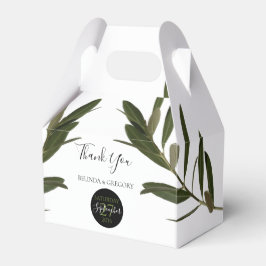 Olive Blätter Grüne Hochzeit Geschenkschachtel