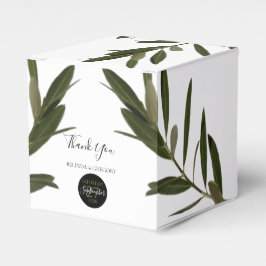 Olive Blätter Grüne Hochzeit Geschenkschachtel