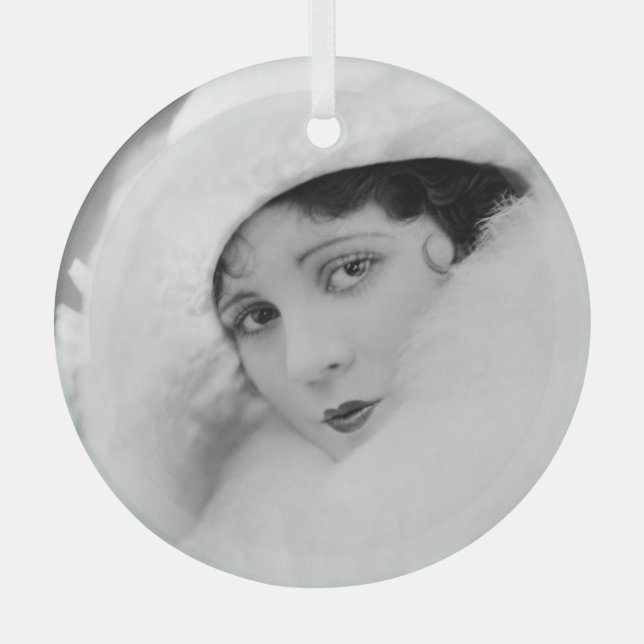 Olive Borden Ornament Aus Glas (Vorderseite)