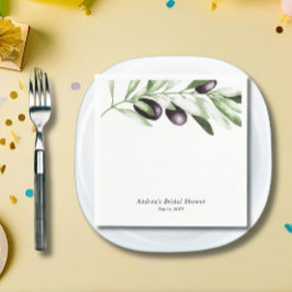 Olive Branch Brautparty Serviette