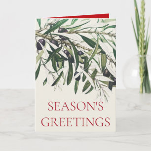 "OLIVE BRANCH" CHRISTMAS GREETING CARTE