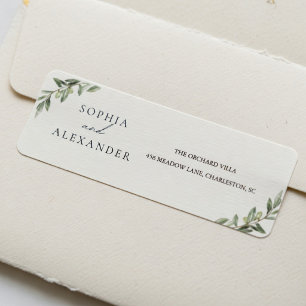 Olive Branch Hochzeit Minimalist