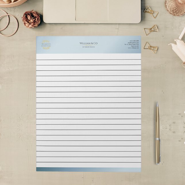 Olive Branch Kreath Beruflich moderne Linde Notizblock (Von Creator hochgeladen)