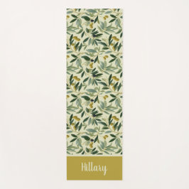 Olive Branch Monogram Name  Yogamatte