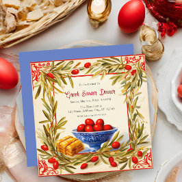 Olive Branches & Baklava: Eine griechische Osteran Einladung