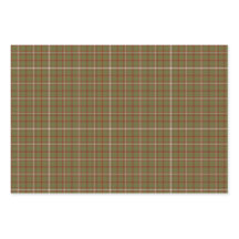 Olive Burgundy White Plaid Classic