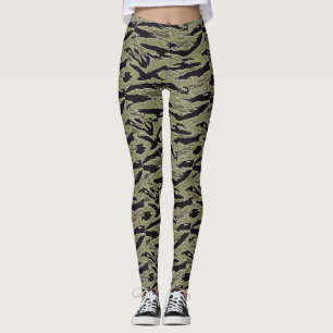 Olive Camouflage Frauen Leggings
