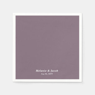 Olive Colored Wedding Serviette