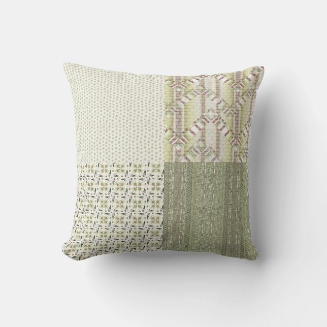 Olive Delft Pillow Kissen (Vorderseite)