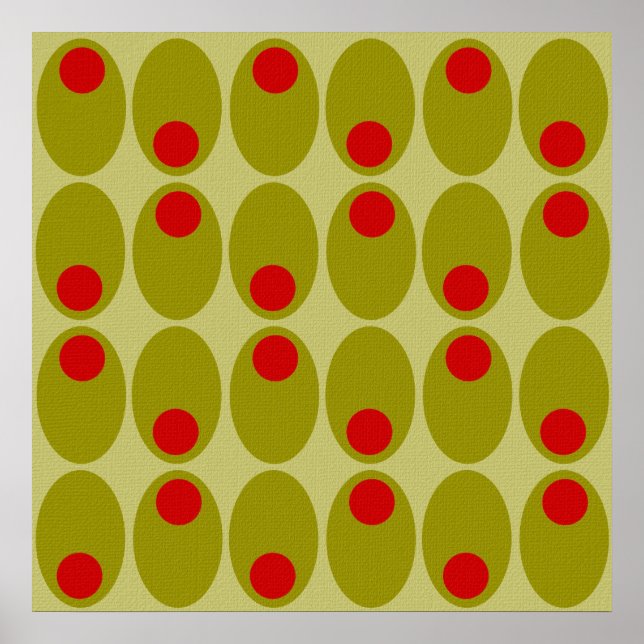 Olive Design Poster (Vorne)