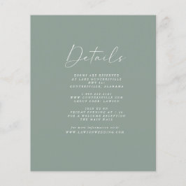 Olive Details Card | Haushalt Flyer