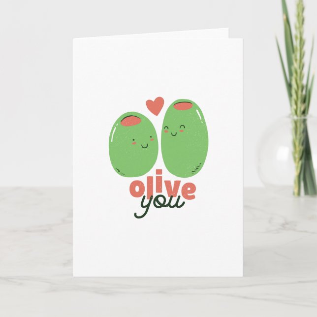 Olive dich karte (Vorderseite)