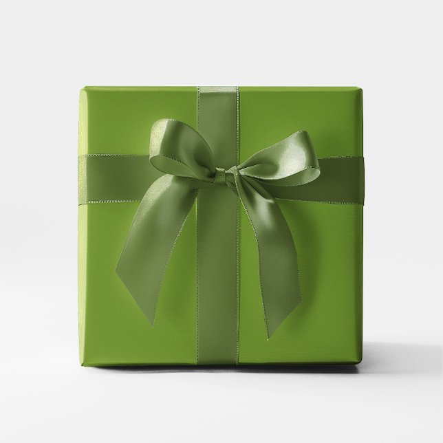 Olive Drab Geschenkpapier (Olive Green Wrapping Paper)