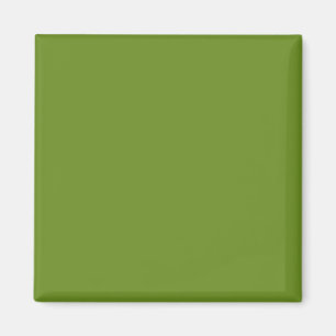 Olive Drab Green 6B8E23 Color - Option zum Hinzufü Magnet