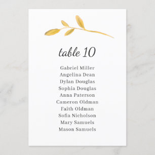olive feuille. Numéro de table classique avec assi