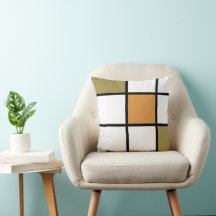 Olive Gold im Mondrian-Stil